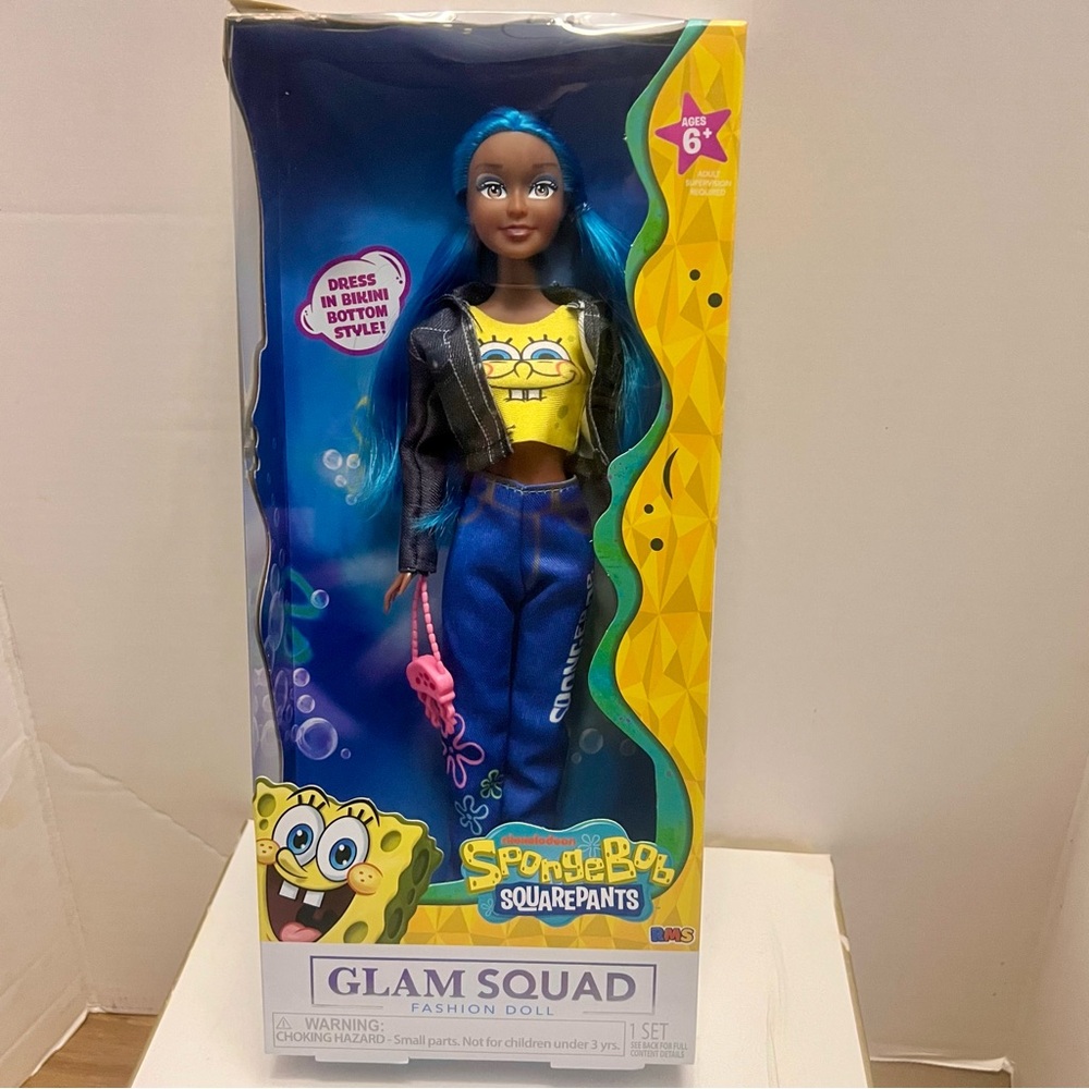 Glam Squad SPONGEBOB SQUAREPANTS Fashion Doll 12” With Jellyfish purse New